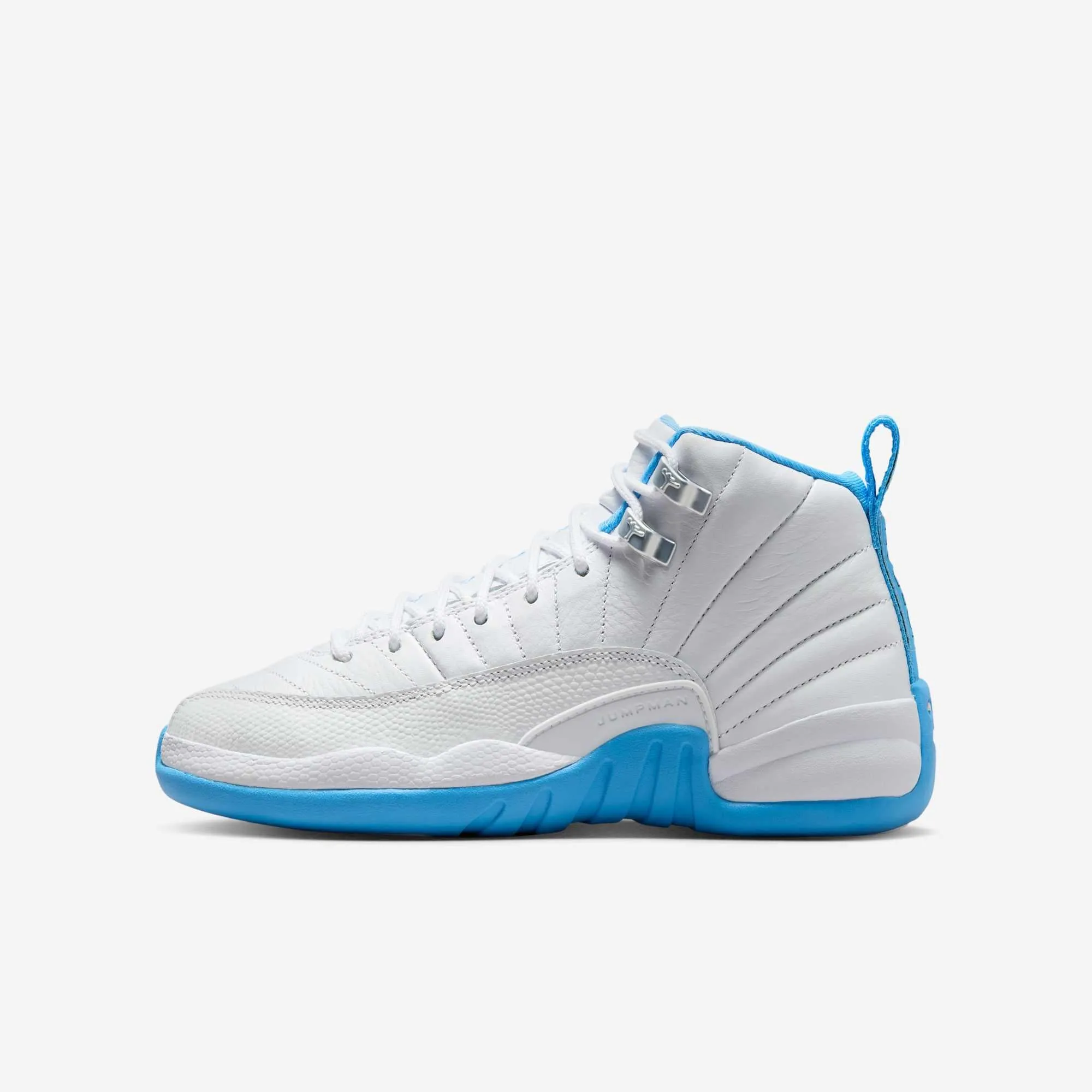 (GS) Air Jordan 12 Retro 'Melo / UNC University Blue' (2025) 153265-112 Moisture Wicking Insole Easy on