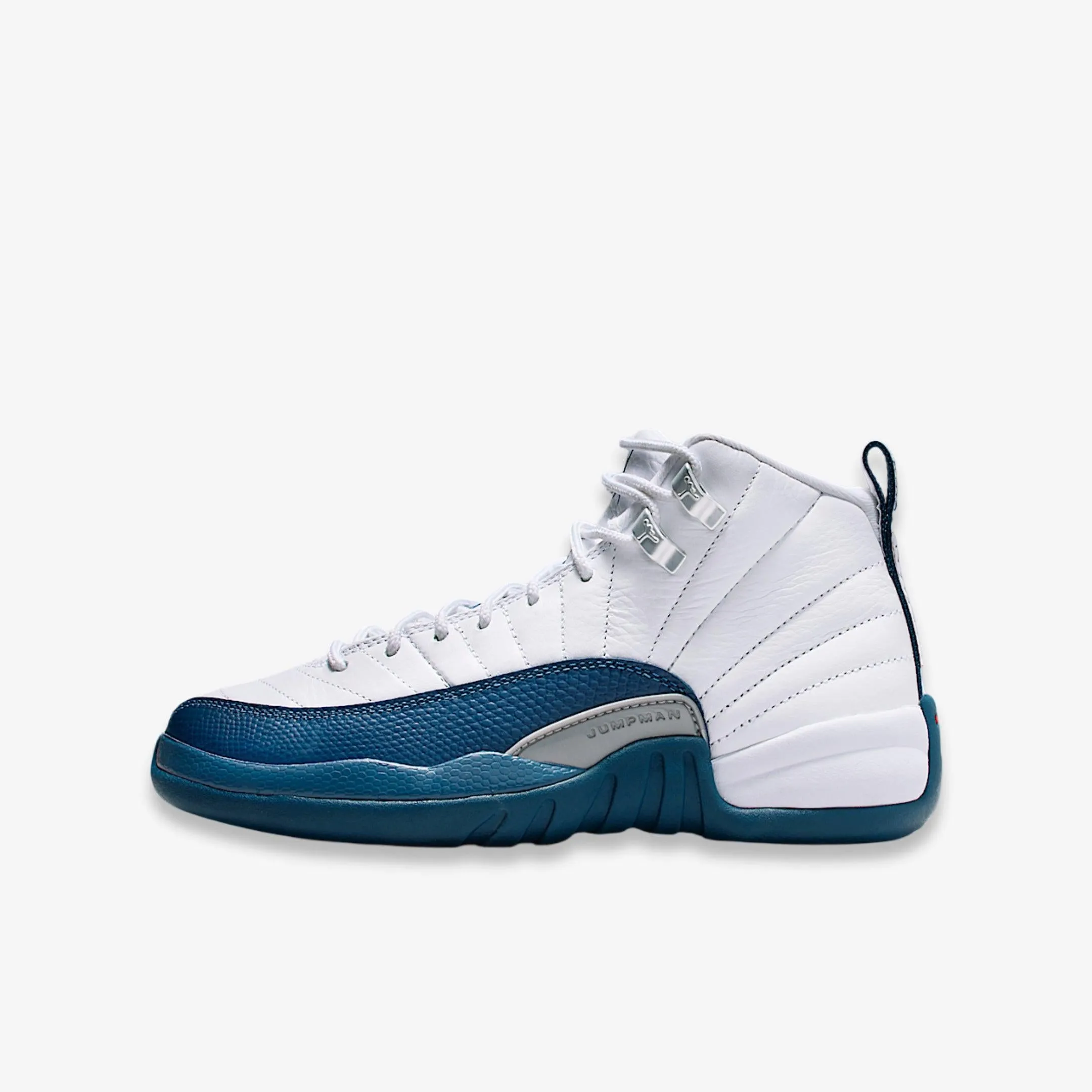 Every Path Glam silhouette (GS) Air Jordan 12 Retro 'White / French Blue' (2025) 153265-114