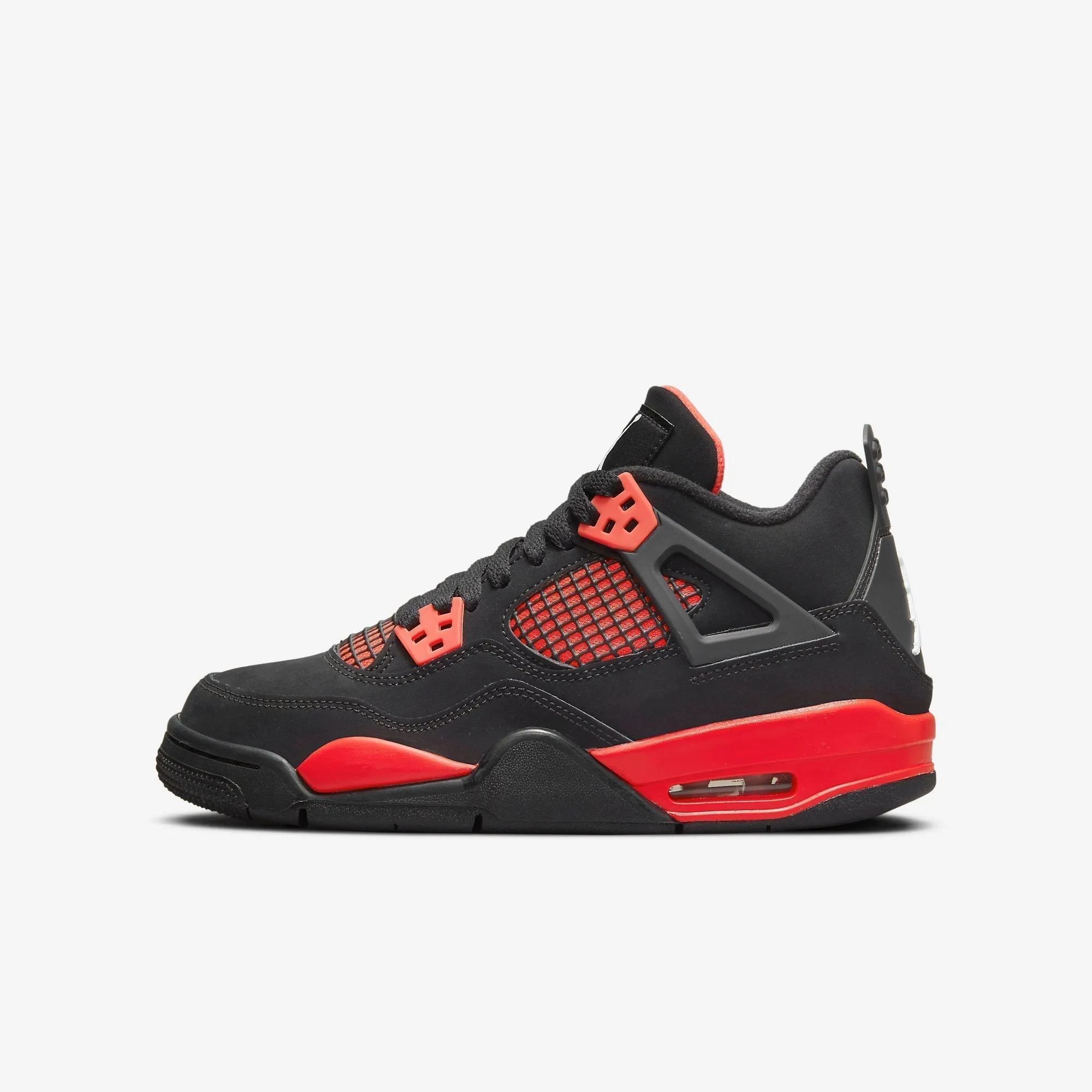 (GS) Air Jordan 4 Retro 'Red Thunder' (2022) 408452-016 Flex Comfort Any Outfit