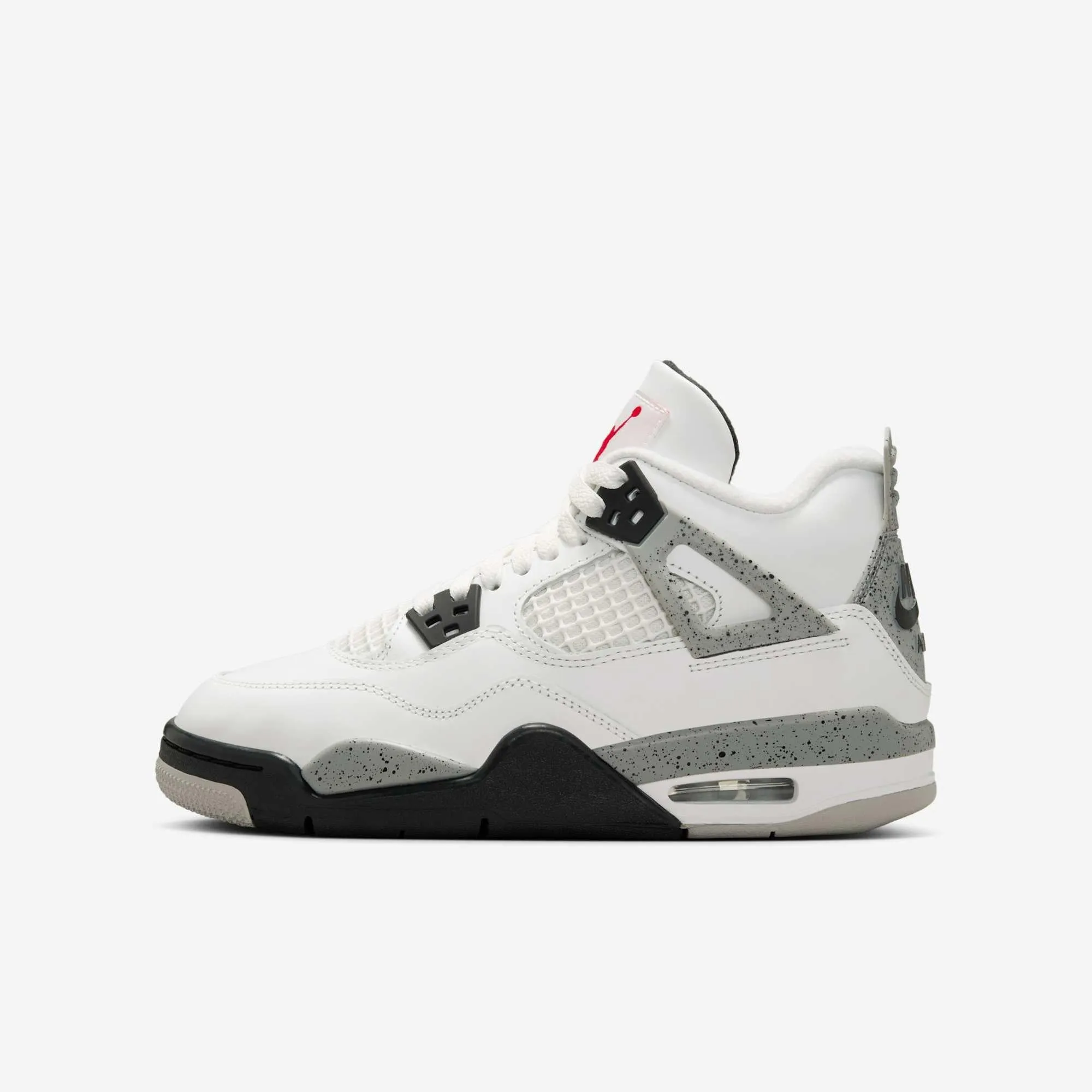 (GS) Air Jordan 4 Retro 'Reimagined White Cement' (2025) IB4171-100 Balance Walk