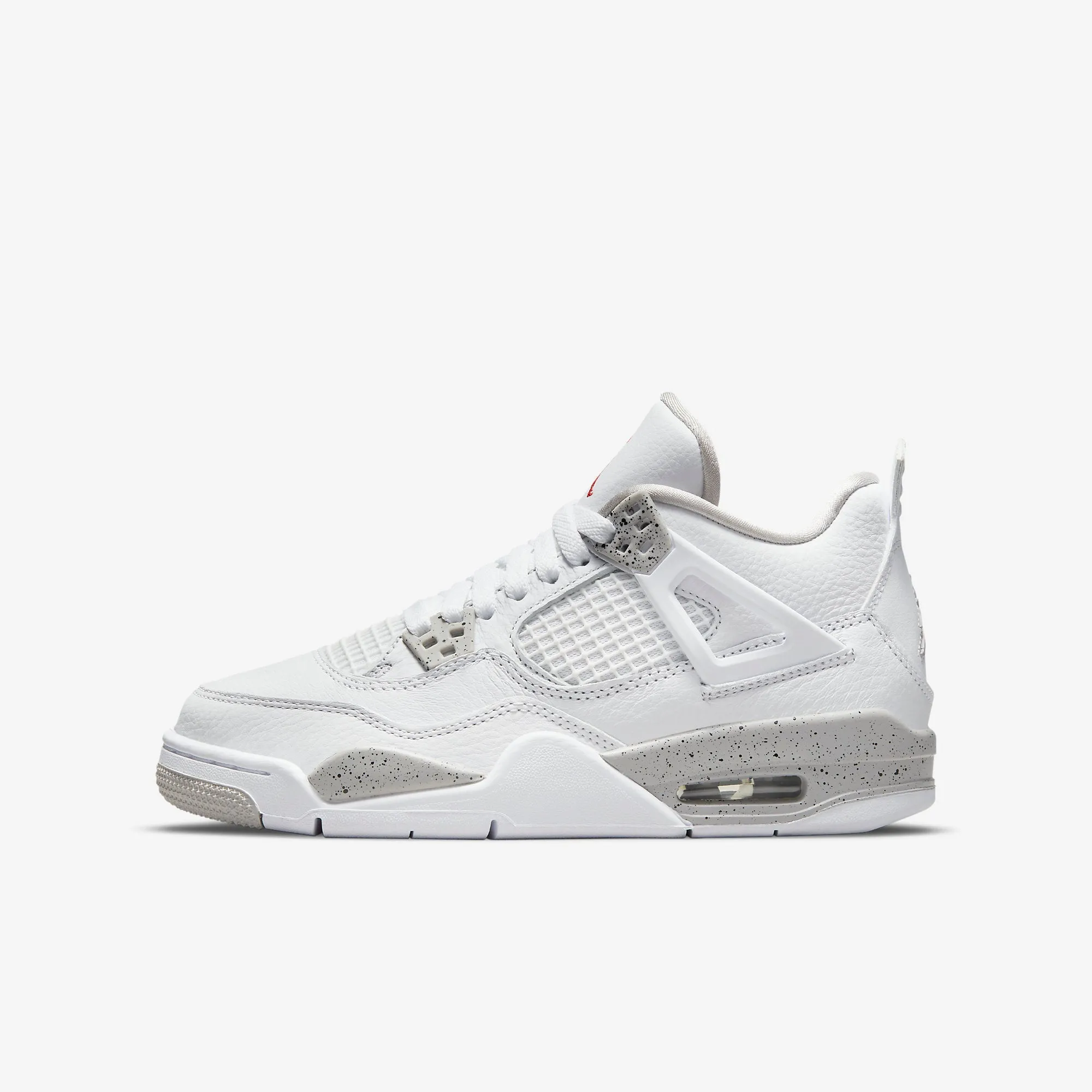 (GS) Air Jordan 4 Retro 'White Oreo' (2021) DJ4699-100 Weekend Mood