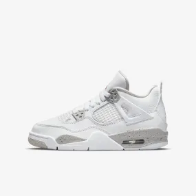 (GS) Air Jordan 4 Retro 'White Oreo' (2021) DJ4699-100 Hydrophobic Upper Treatment