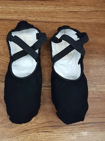 Family Time Stable Step Hanami -- Four Way Stretch Canvas Split Sole Ballet -- Black