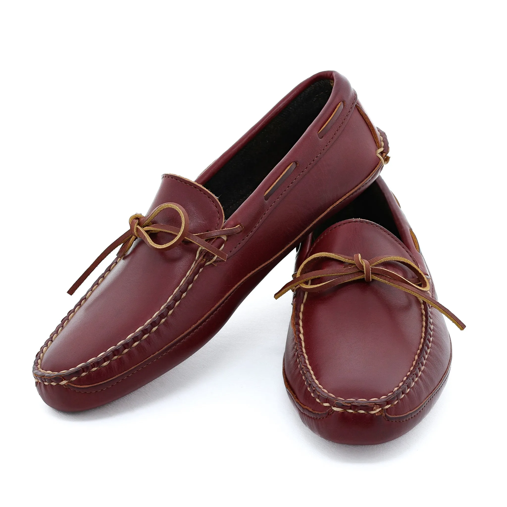 Harrington Slipper - Burgundy Flexible Comfort
