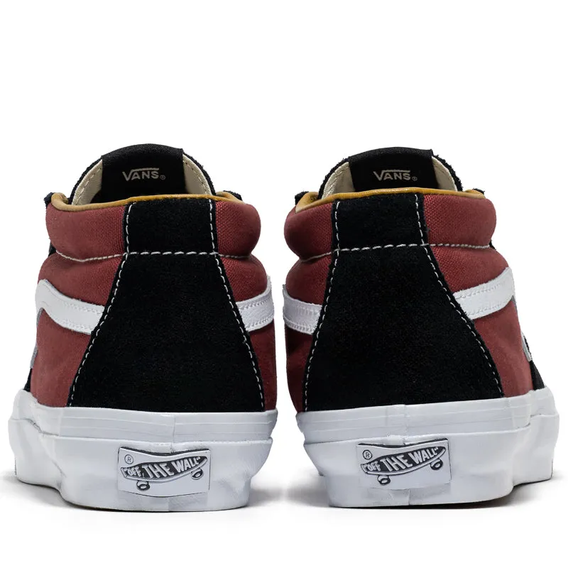 Vans Sk8-Mid Reissue 83 LX - Black/Russet Maroon Casual Move