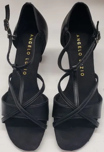 Strong Stitching 2" Cecile -- Women's T-Strap Latin Sandal