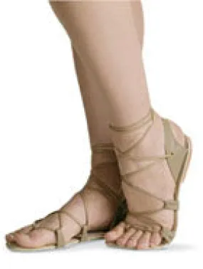 Adagio -- Belly Dancing Sandal -- Tan Comfort Platform