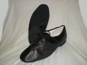 Helena -- Full Sole Jazz Oxford, Suede Sole -- Black Foot Glow