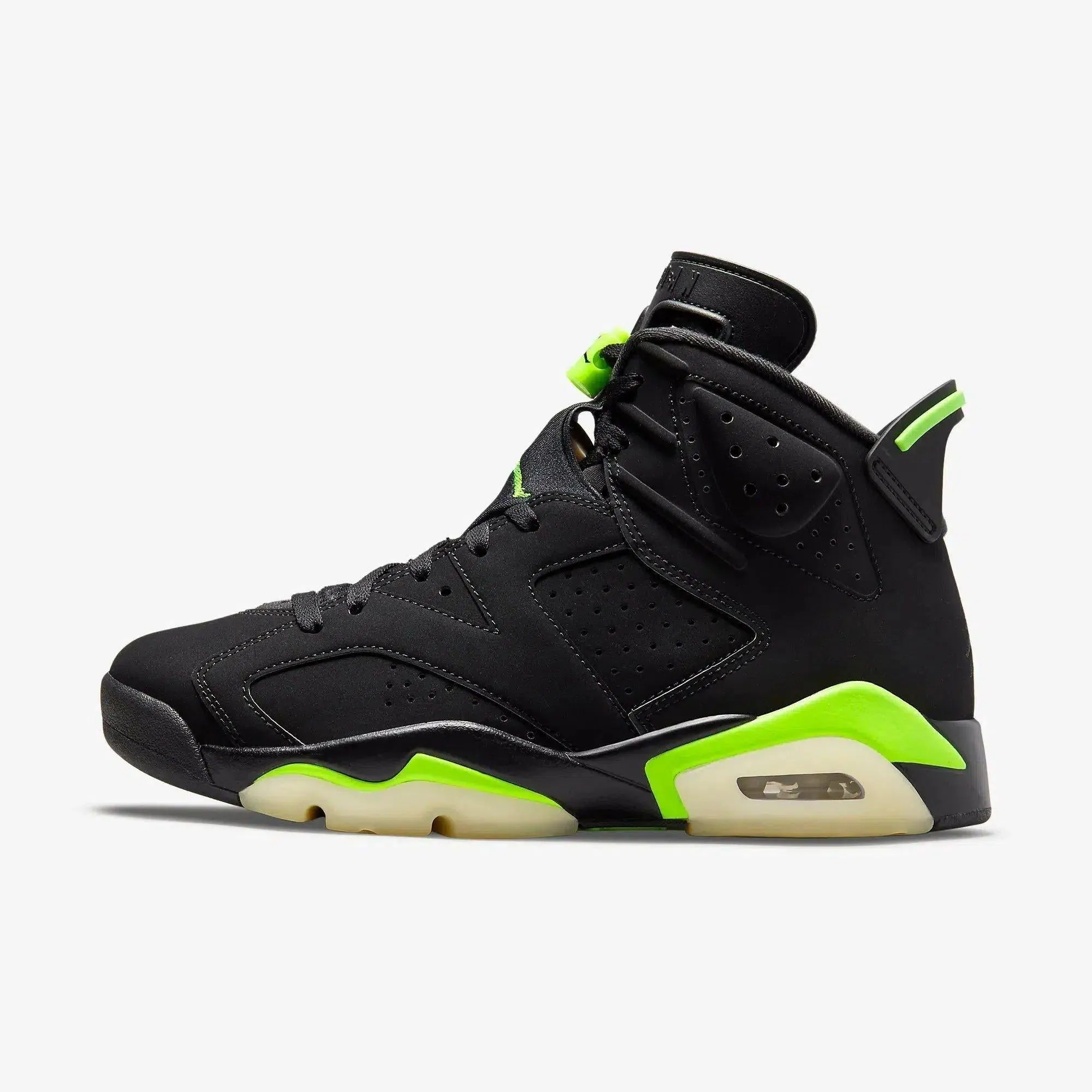 (Men's) Air Jordan 6 Retro 'Black / Electric Green' (2021) CT8529-003 Flexible Construction Quick   Dry
