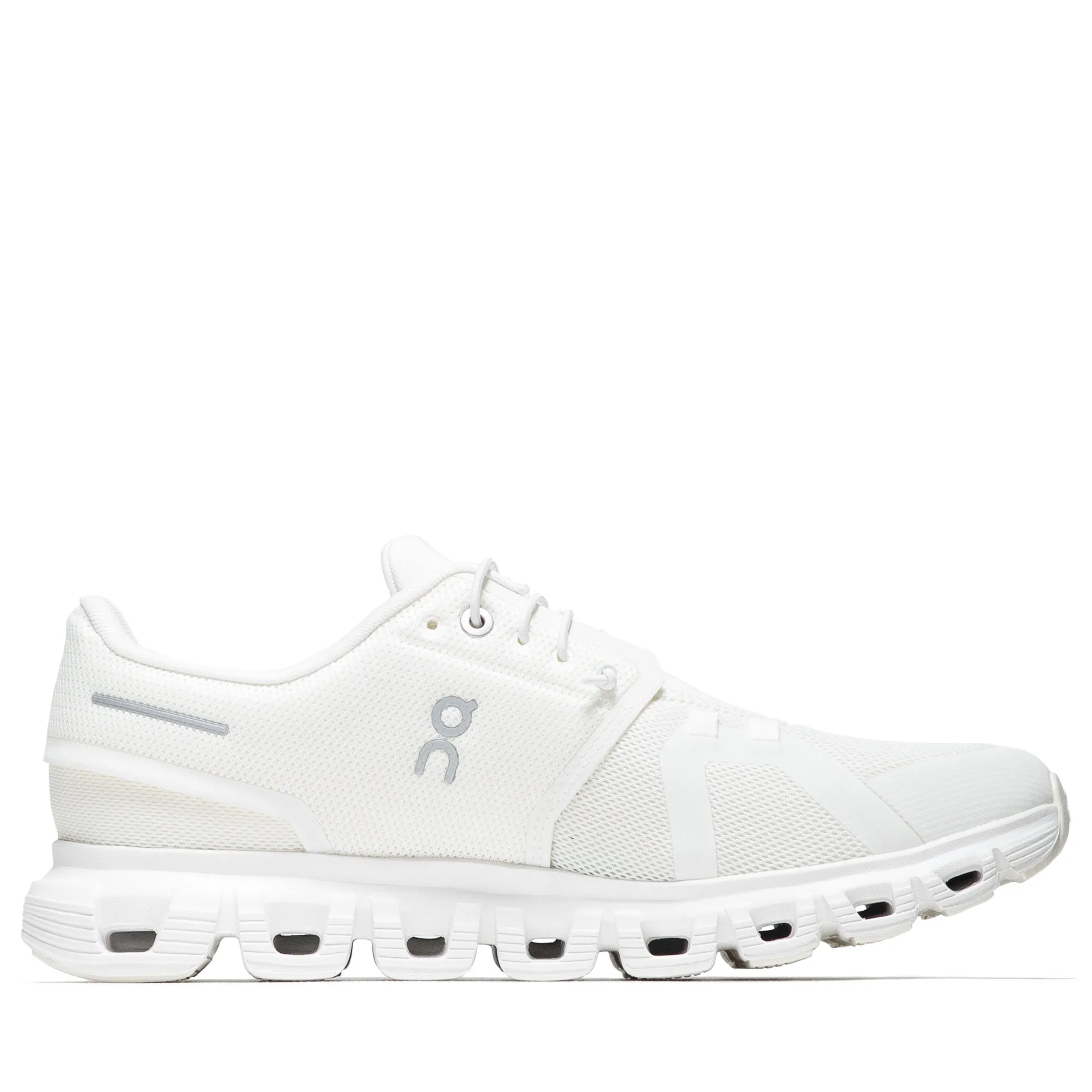 On Cloud 6 - White/White scientific - event running wear