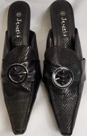 2.5" Litzy -- Women's Dress Sandal -- Black Walking Comfort