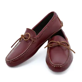 Harrington Slipper - Burgundy Tread Pattern