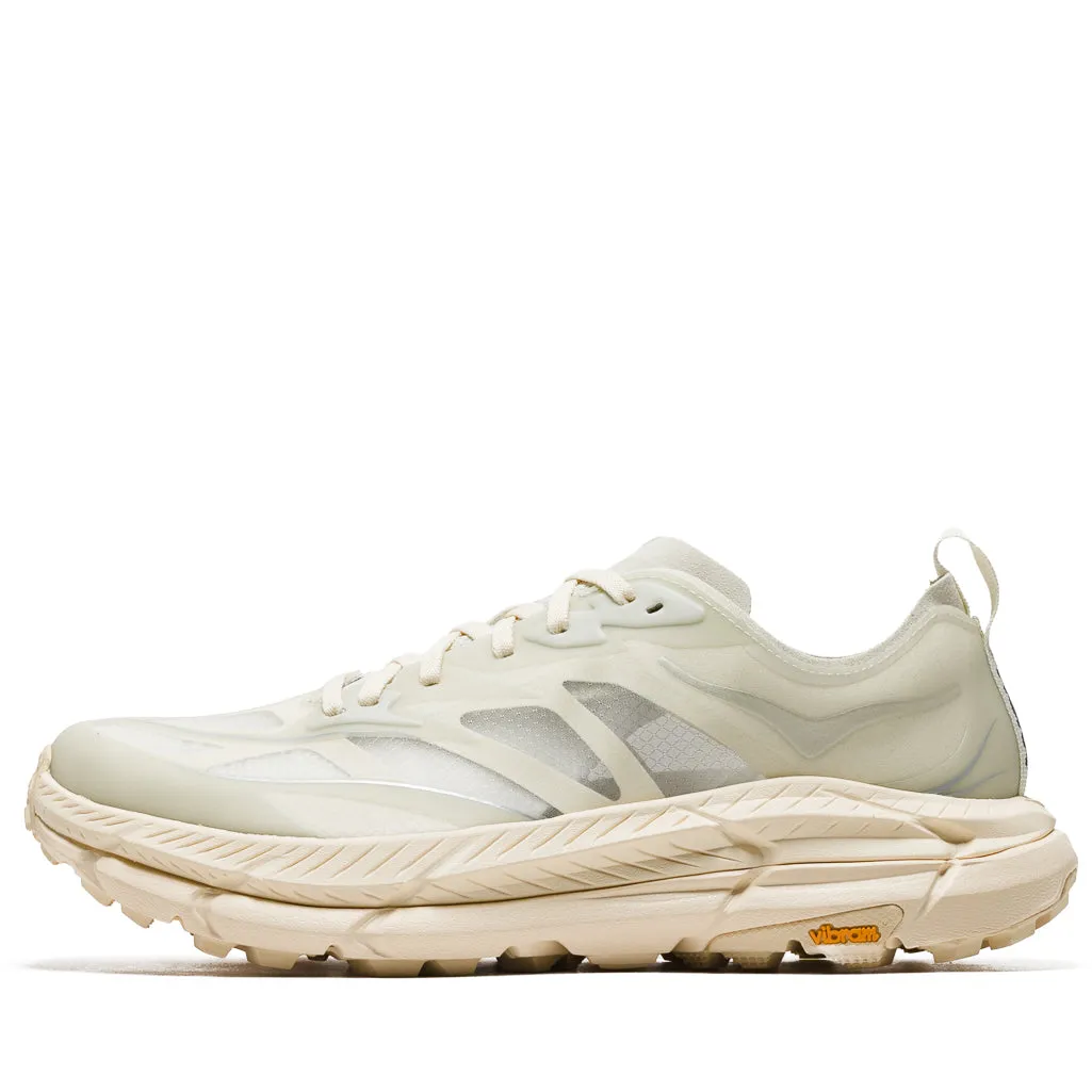 afternoon running shoes Heavy Duty Running Hoka Mafate Speed 4 Lite - Truffle Salt/Vintage Yellow