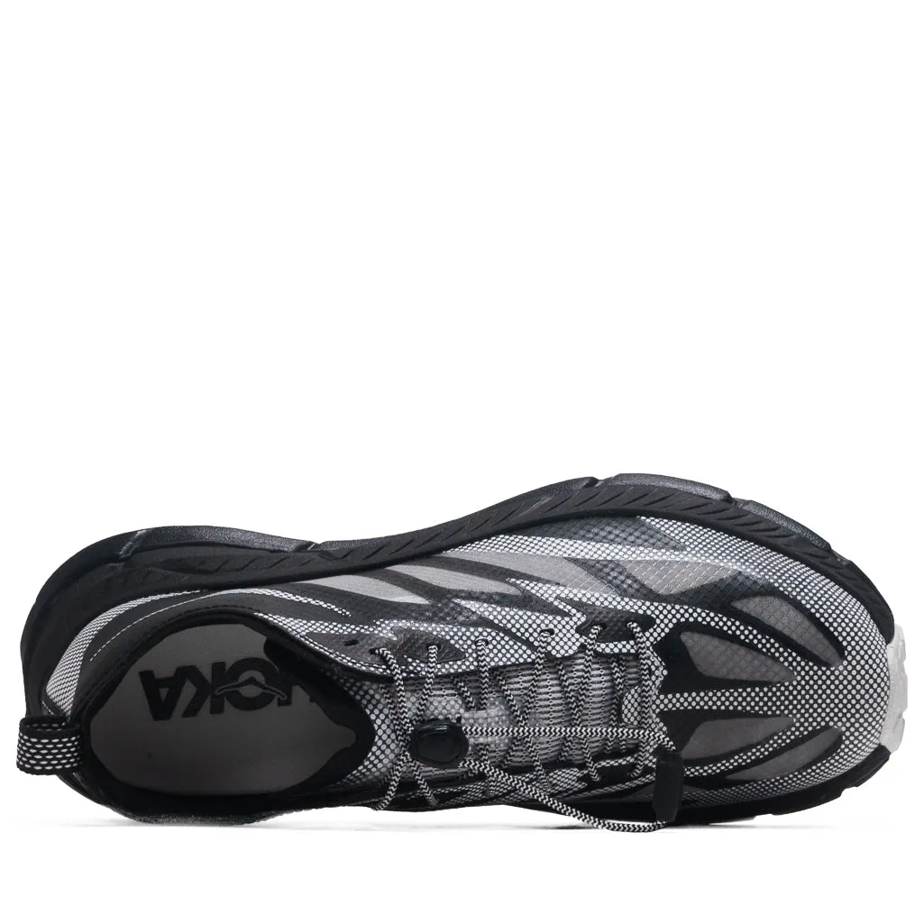 Hoka Mafate Speed 4 Lite TS - Black/White training shoes