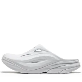 Hoka Ora Recovery Mule - White/White relay shoes treadmill running shoes