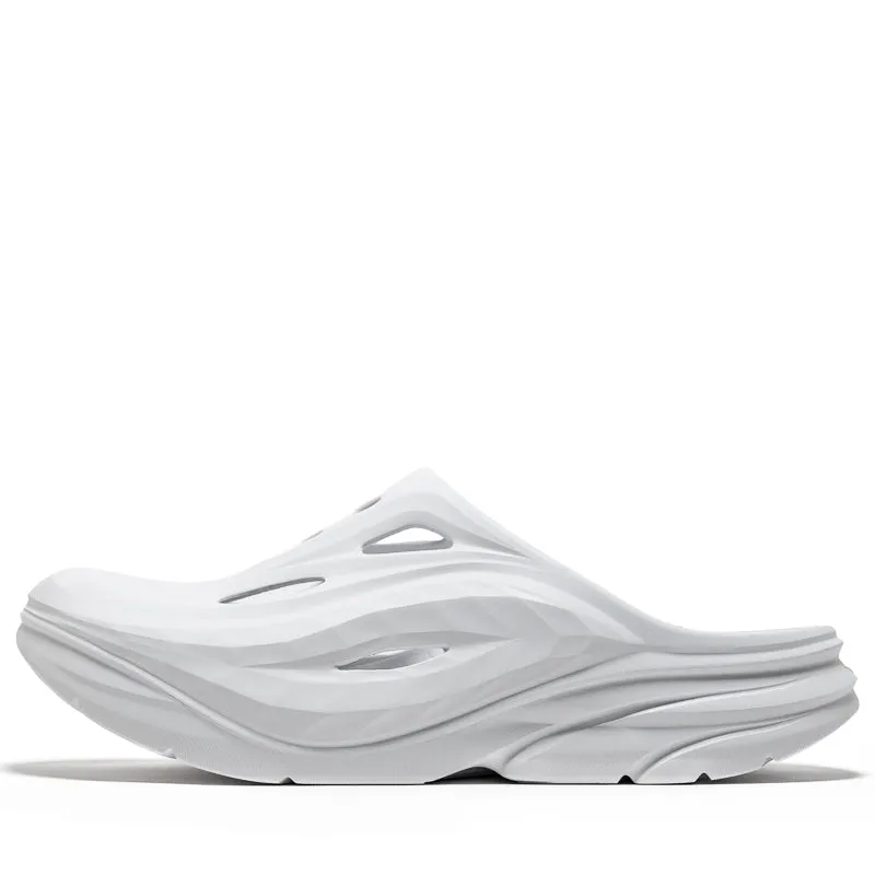 Hoka Ora Recovery Mule - White/White relay shoes treadmill running shoes
