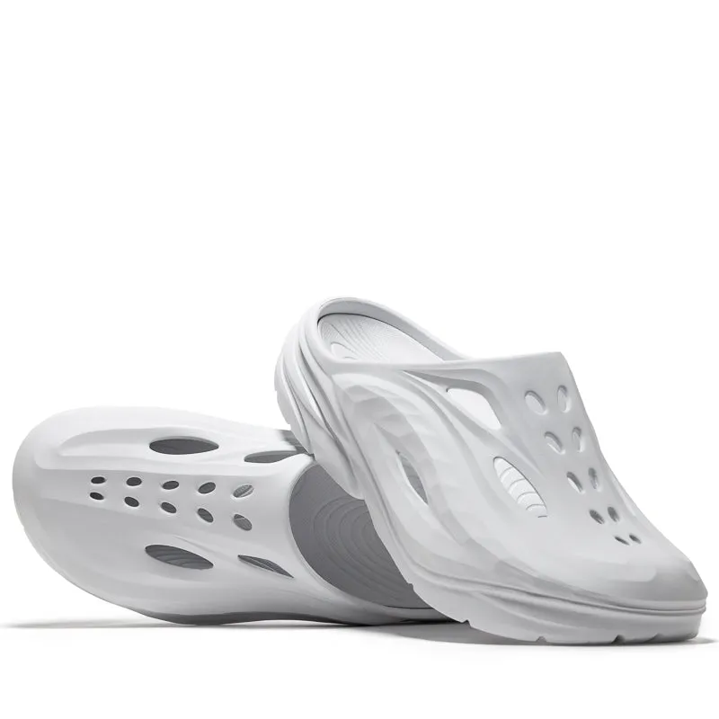 quarter - length running wear Hoka Ora Recovery Mule - White/White