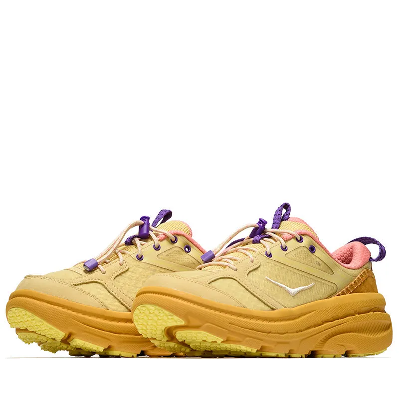 Hoka U Bondi B3LS - Flaxseed/Varsity Yellow versatile - use - adaptability shoes