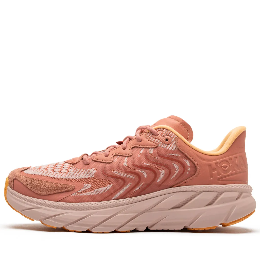 Hoka U Clifton LS - Earthenware/Peach Whip Sports Style