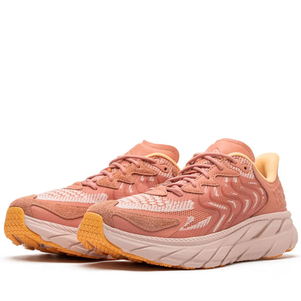 brand - reputation Lightweight Design Hoka U Clifton LS - Earthenware/Peach Whip