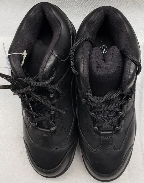 Horace -- Split Sole Tap Sneaker -- Black Satin Glow