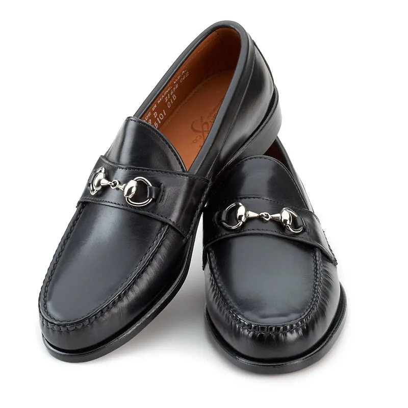 Horsebit Loafers - Black Calf Simple Elegance