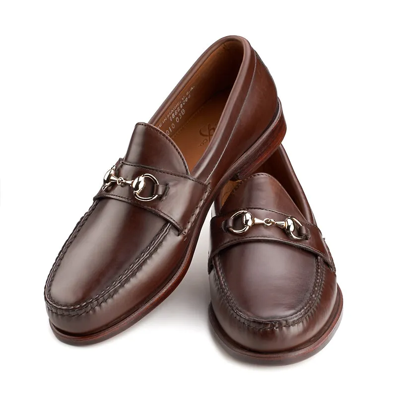 Garden Lane Horsebit Loafers - Dark Brown Calf