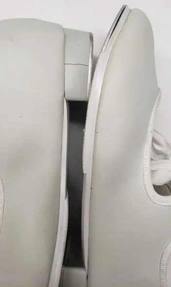 Power Flow Toe Protection Yazmine Jr. -- Children's Economy Tap Oxford -- White