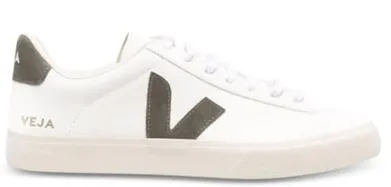Sweat Resistant Indoor Fitness Veja Campo Low Chromefree Extra White Khaki