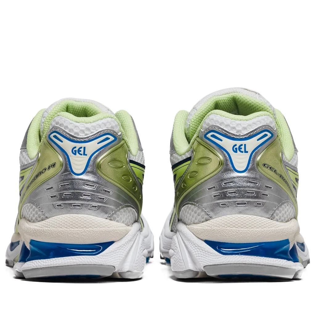 Wide Support Slim wear Asics Gel-Kayano 14 - White/Lime Green