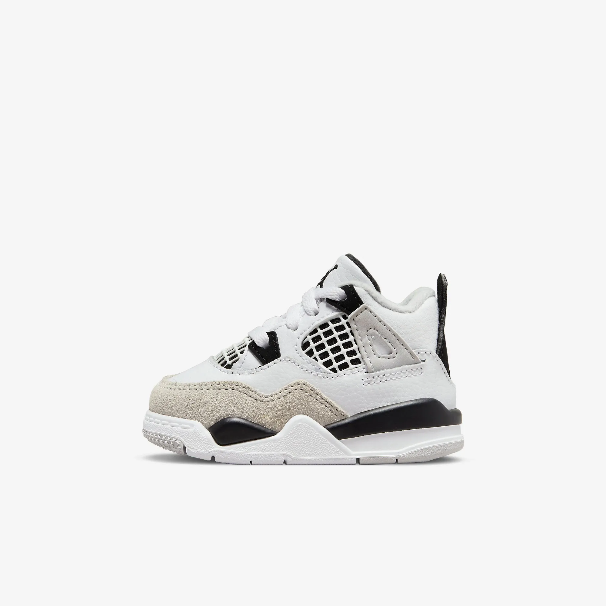 (TD) Air Jordan 4 Retro 'Military Black' (2022) BQ7670-111 Light Step Comfortable Footwear