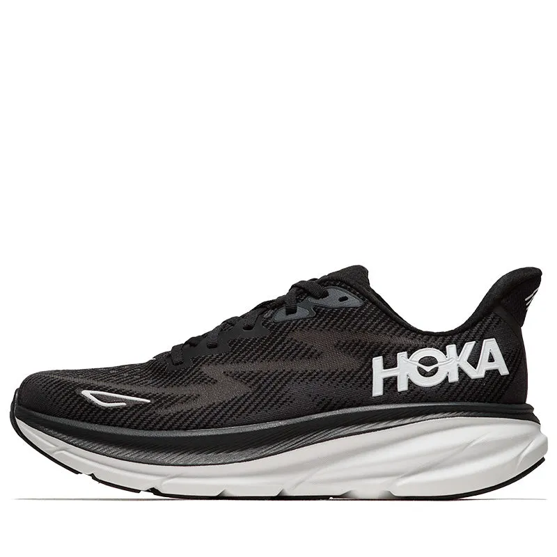 Hoka Clifton 9 - Black/White fitness - challenge sports lovers' desire