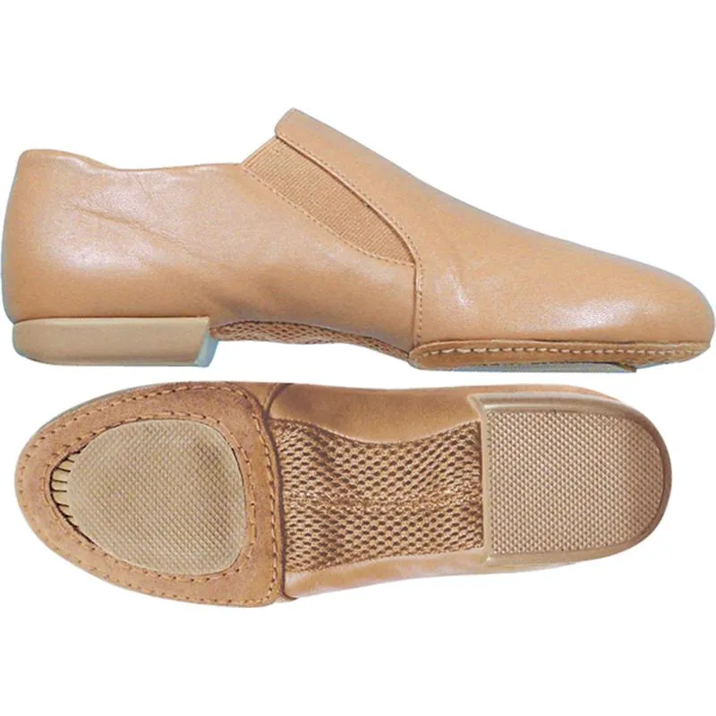 Comfort collar Foot Ease Javier -- Split Sole Jazz Slip-On -- Caramel