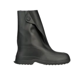 Minimalist slip-resistant Johnson -- Men's 10" Work Rubber Boot -- Black