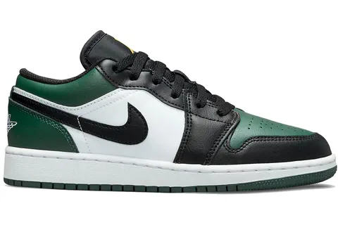 Stable Step Seamless Fit Outdoor Explorers Jordan 1 Low Green Toe (GS)