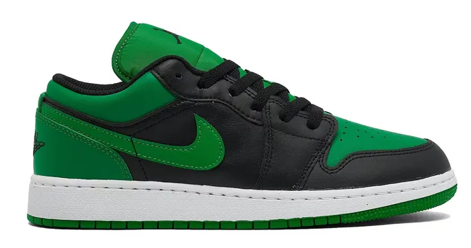 Hero Mode Hot Mood Jordan 1 Low Lucky Green (GS)