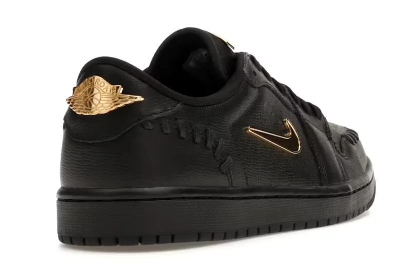 Jordan 1 Low Method of Make Black Metallic Gold (Women's) Functional Dry Base