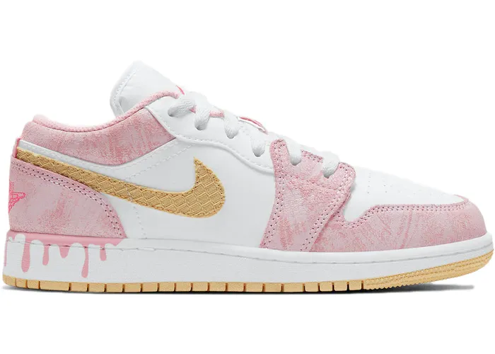 Jordan 1 Low Paint Drip (GS) Color Mix