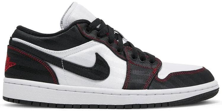 Hero Mode Step Free Jordan 1 Low SE Utility White Black Gym Red (W)