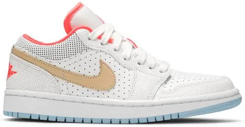 Rain Step Crystal Glow Jordan 1 Low SE White Sesame (W)