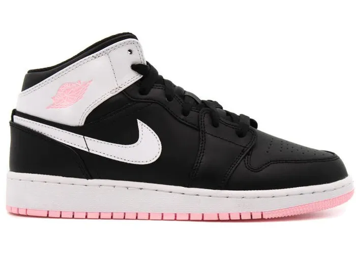 Action Ready Camera Look Jordan 1 Mid Arctic Pink Black (GS)