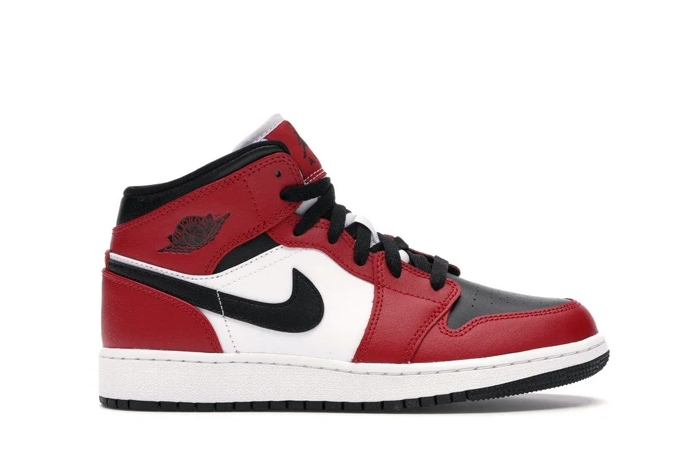 Pack Safe Elegant Mood Jordan 1 Mid Chicago Toe (GS)