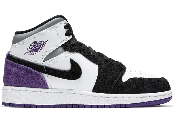Stable base Jordan 1 Mid SE Purple (GS)