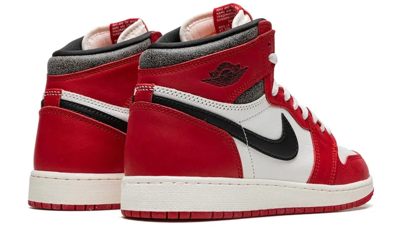 Jordan 1 Retro High OG Chicago Lost and Found (GS) Color Pop
