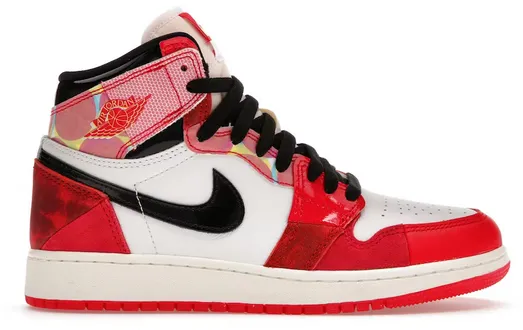 Jordan 1 Retro High OG Spider-Man Across the Spider-Verse (GS) material Everywhere Fit