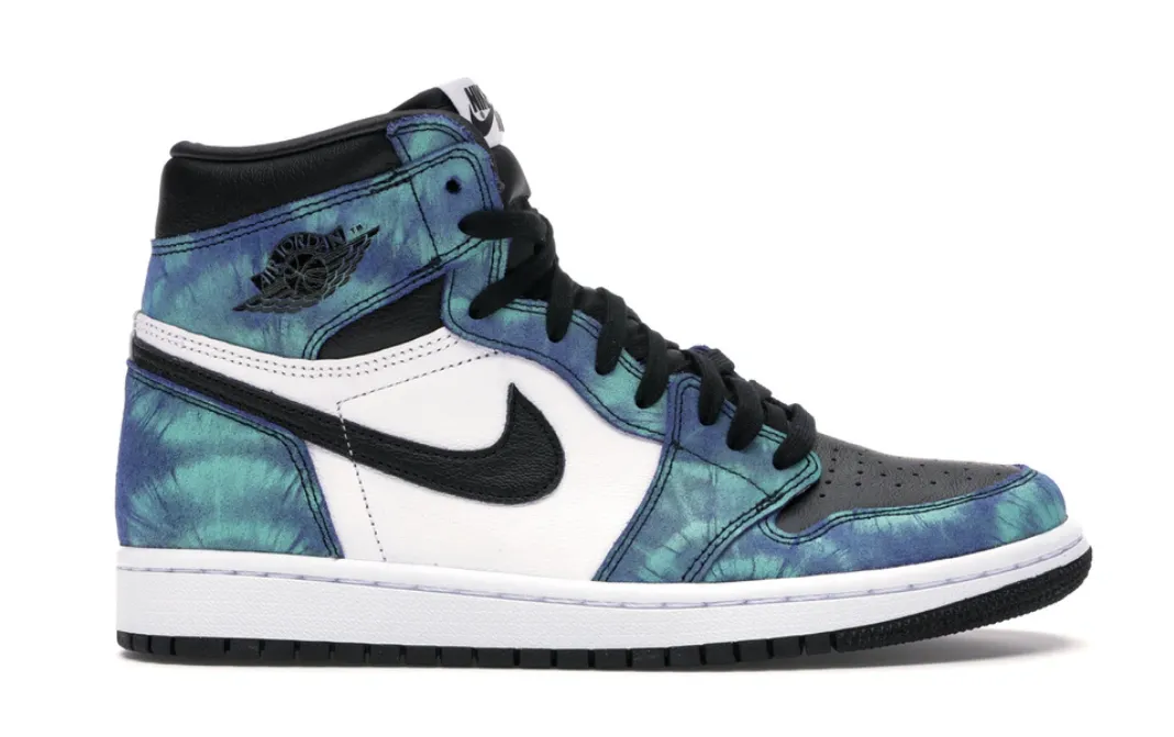 Jordan 1 Retro High Tie Dye (W) Cross Road Couple Pair