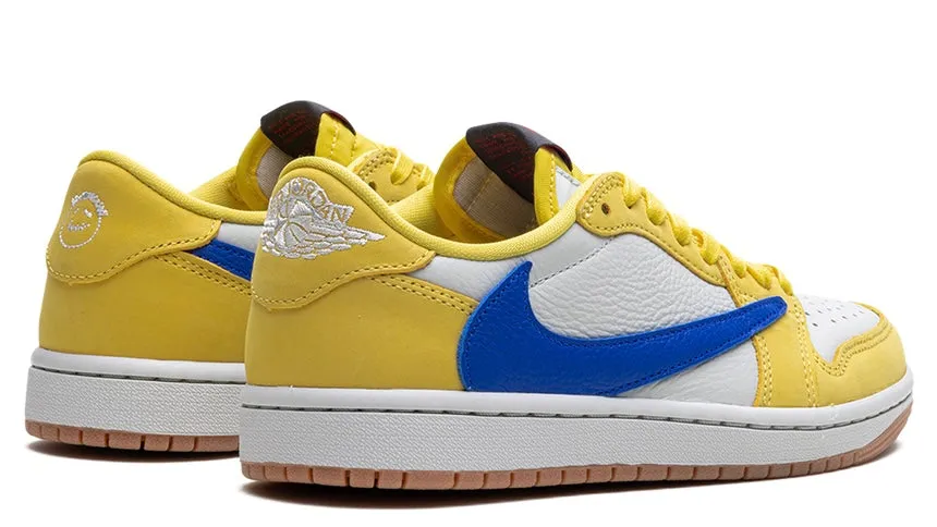Lightweight Form Casual Wear Jordan 1 Retro Low OG SP Travis Scott Canary