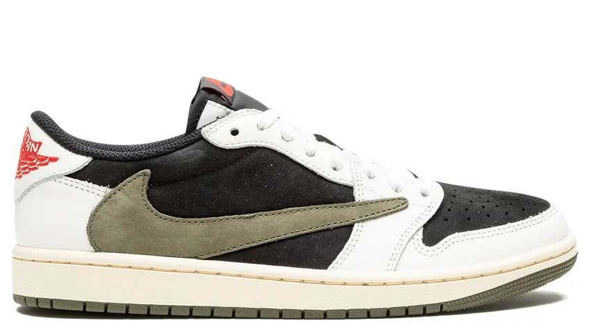 Rain Safe Travel Must Jordan 1 Retro Low OG SP Travis Scott Olive (Unisex)