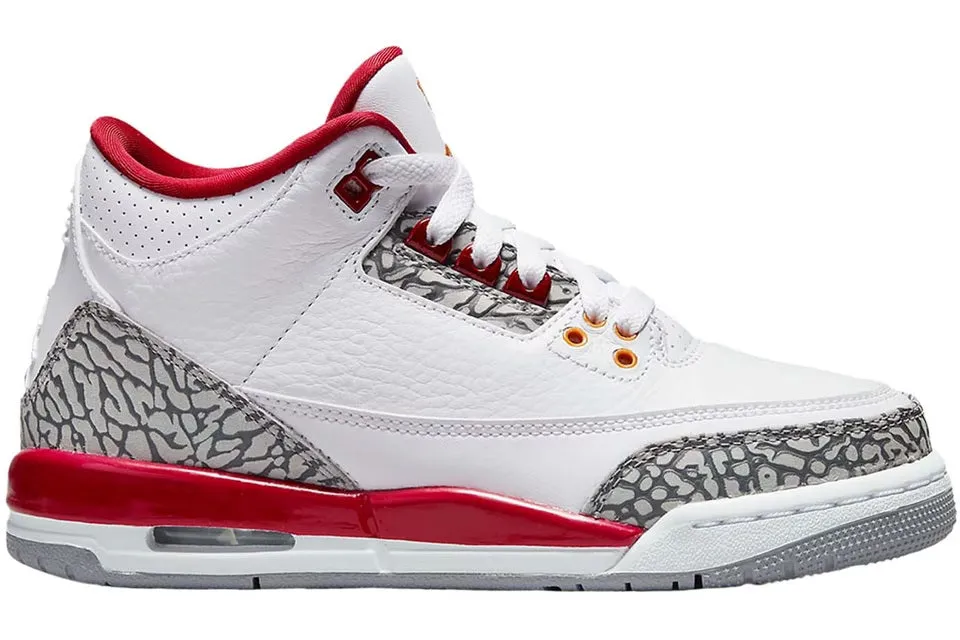 Foam Lining Standing Workers forest walk Jordan 3 Retro Cardinal (GS)