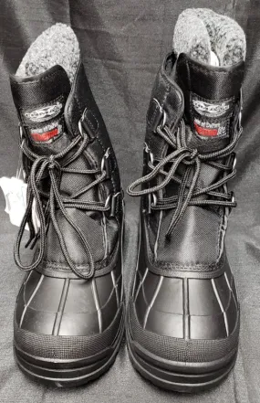 Joshua -- Men's 8" Waterproof Lace-up Boot -- Black Fresh Style Soft Support